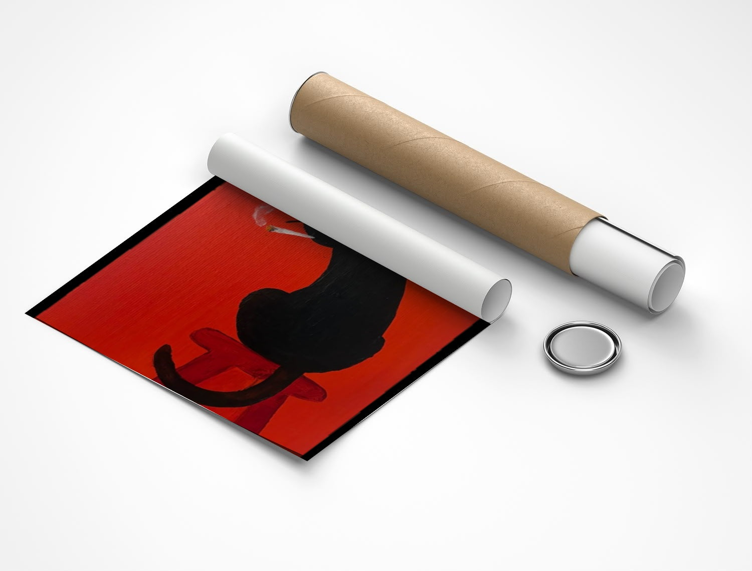 Rolled poster