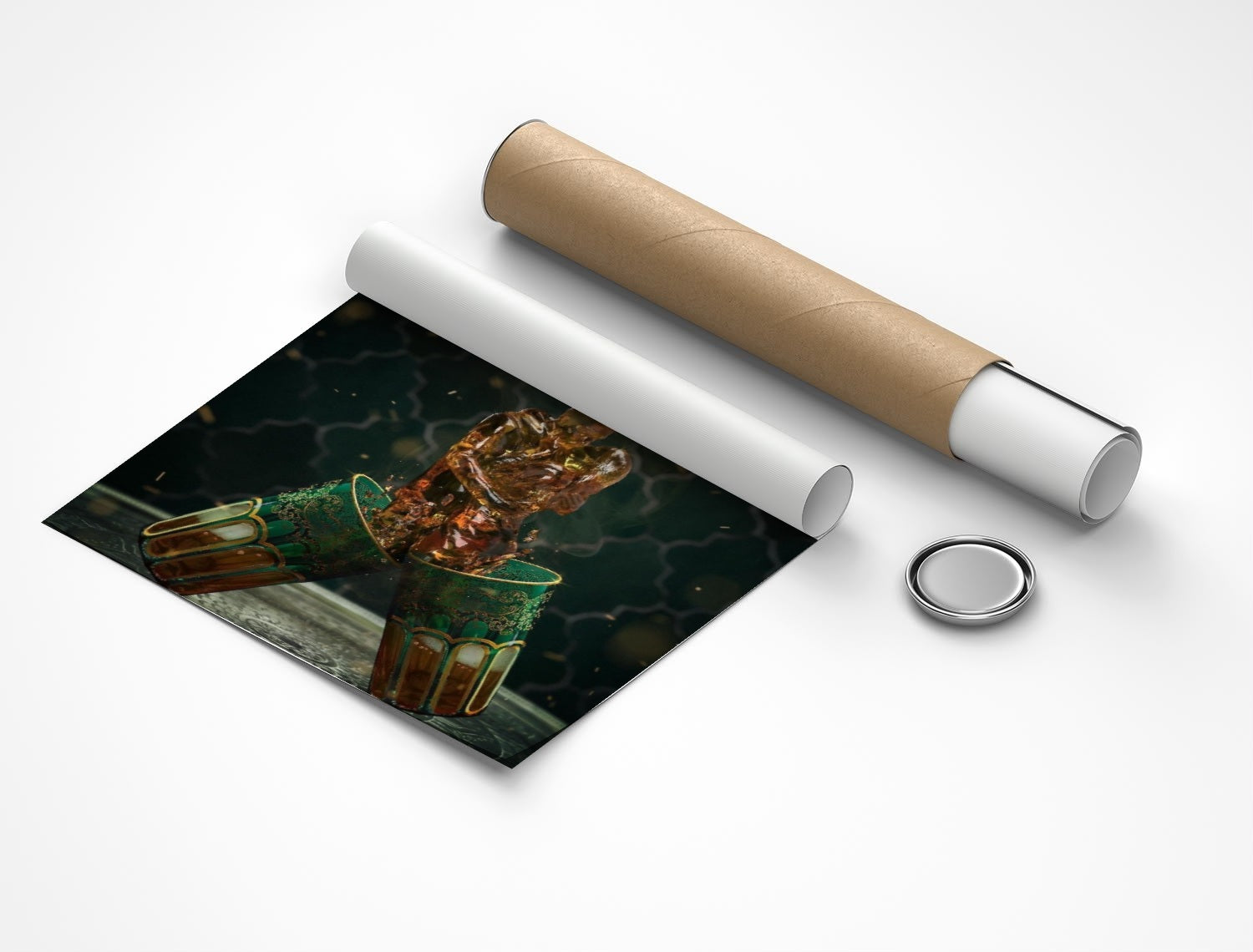 Rolled poster
