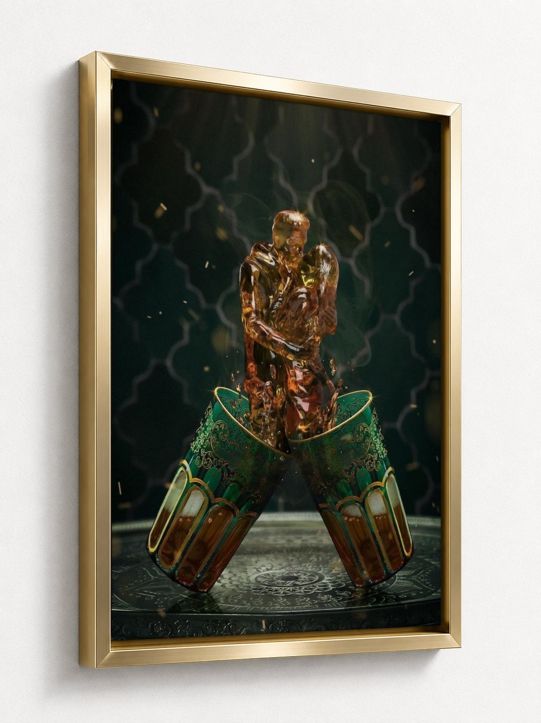 Gold floater