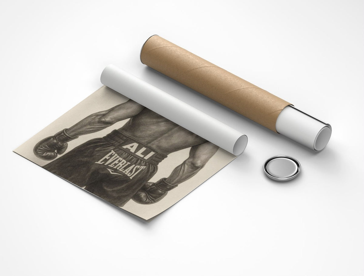 Rolled poster