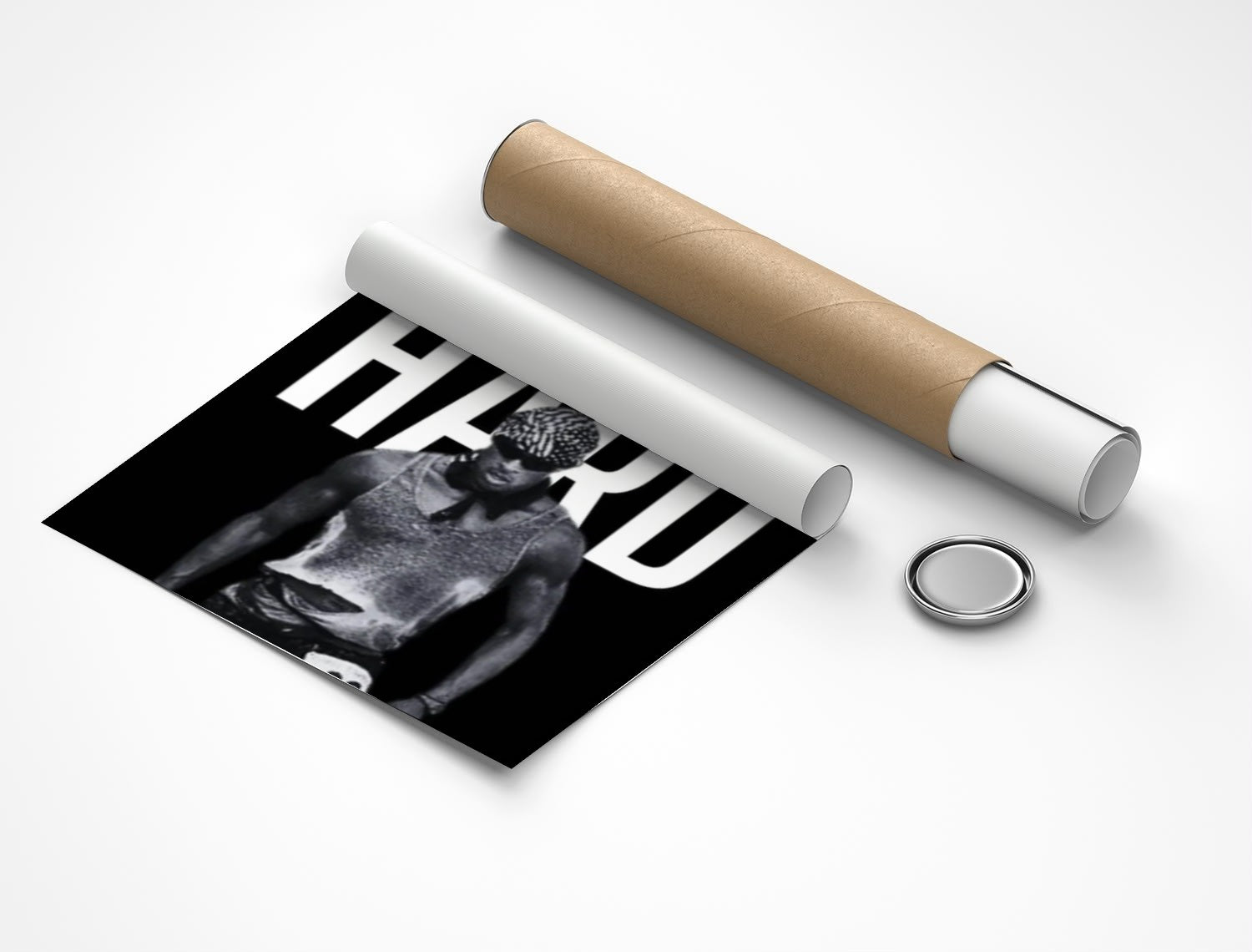 Rolled poster