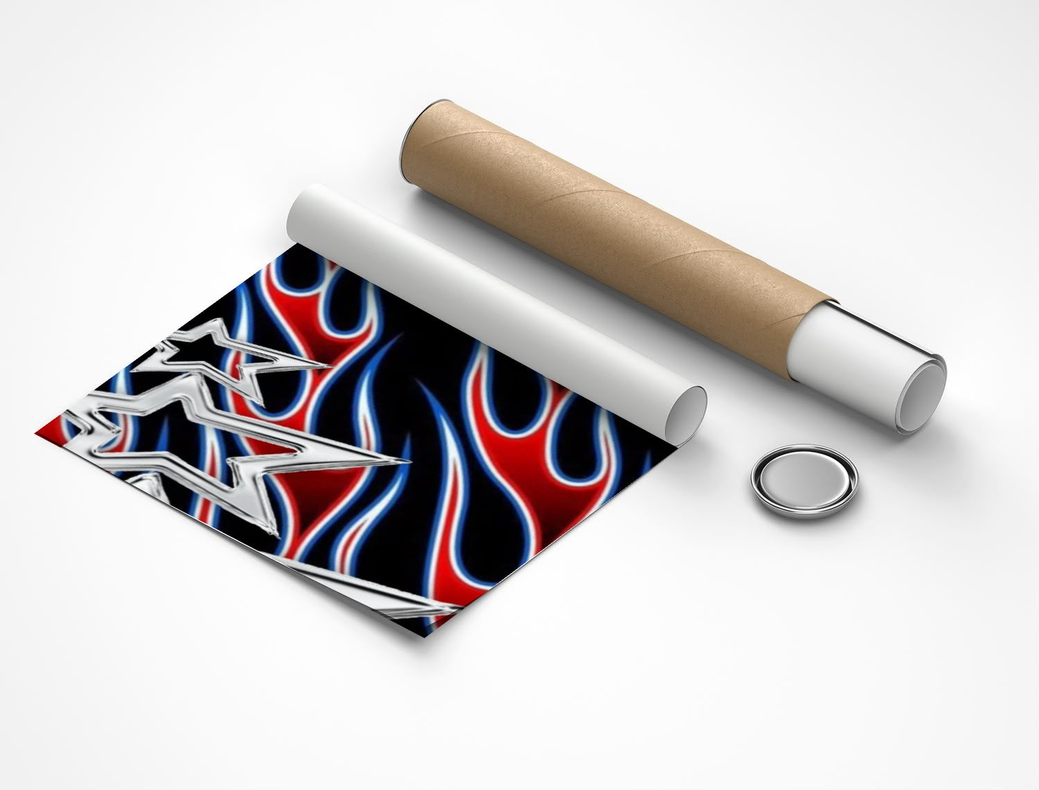 Rolled poster