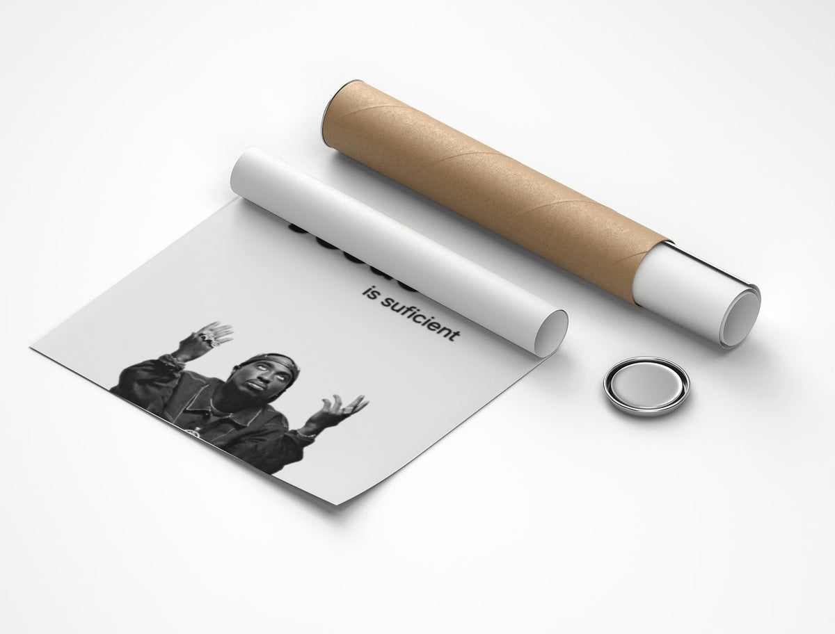 Rolled poster