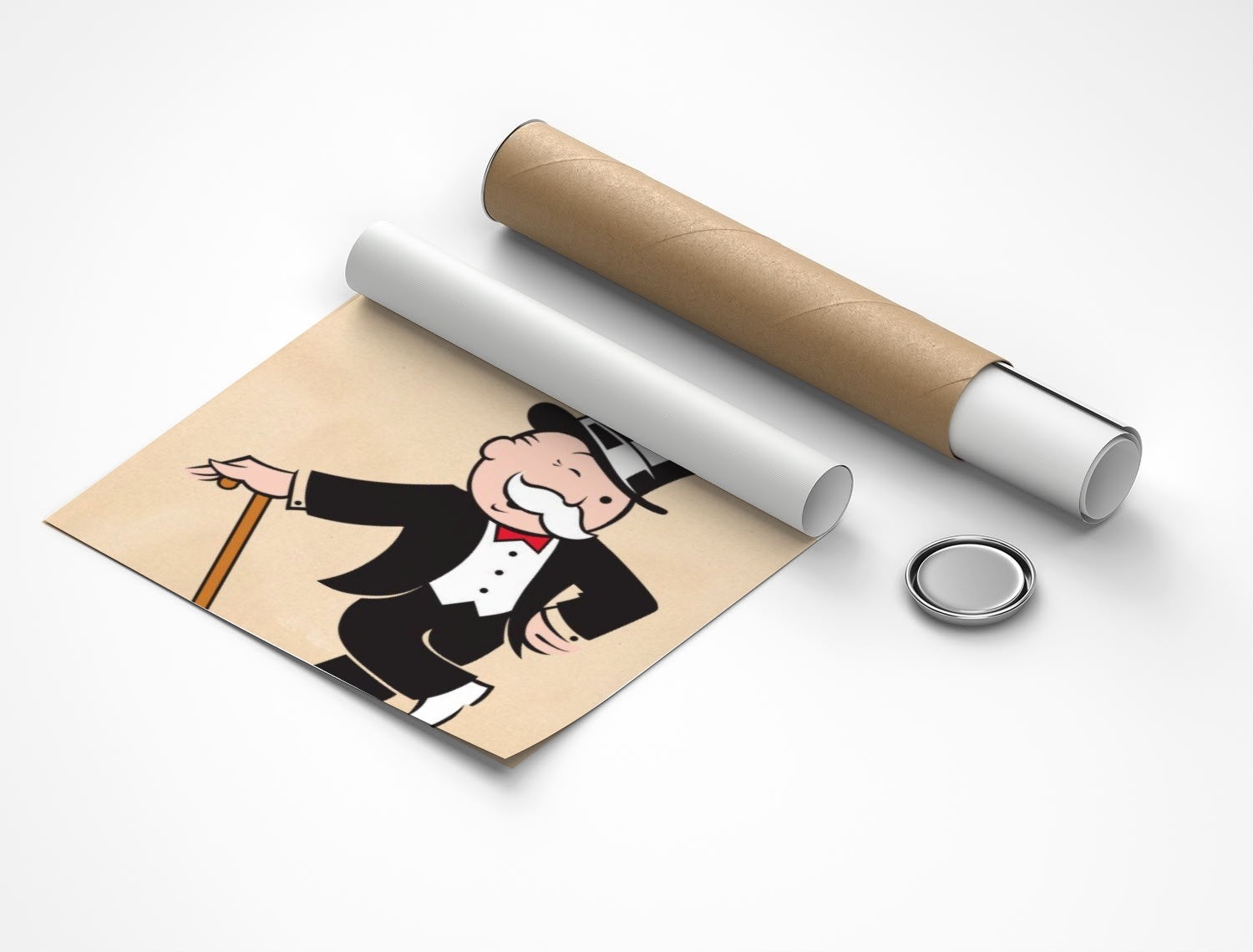 Rolled poster