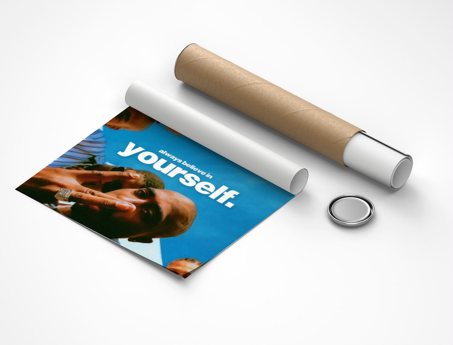 Rolled poster