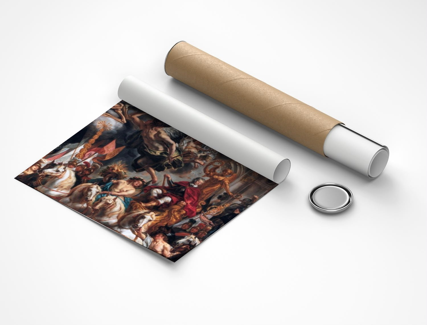 Rolled poster