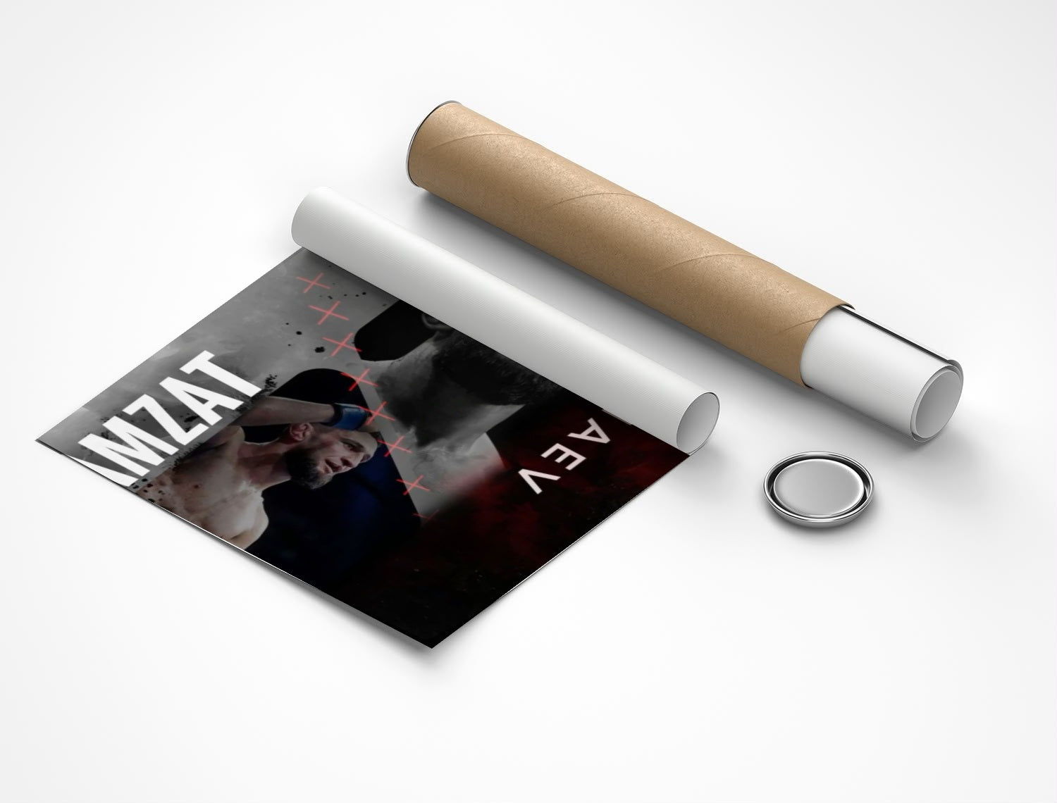 Rolled poster