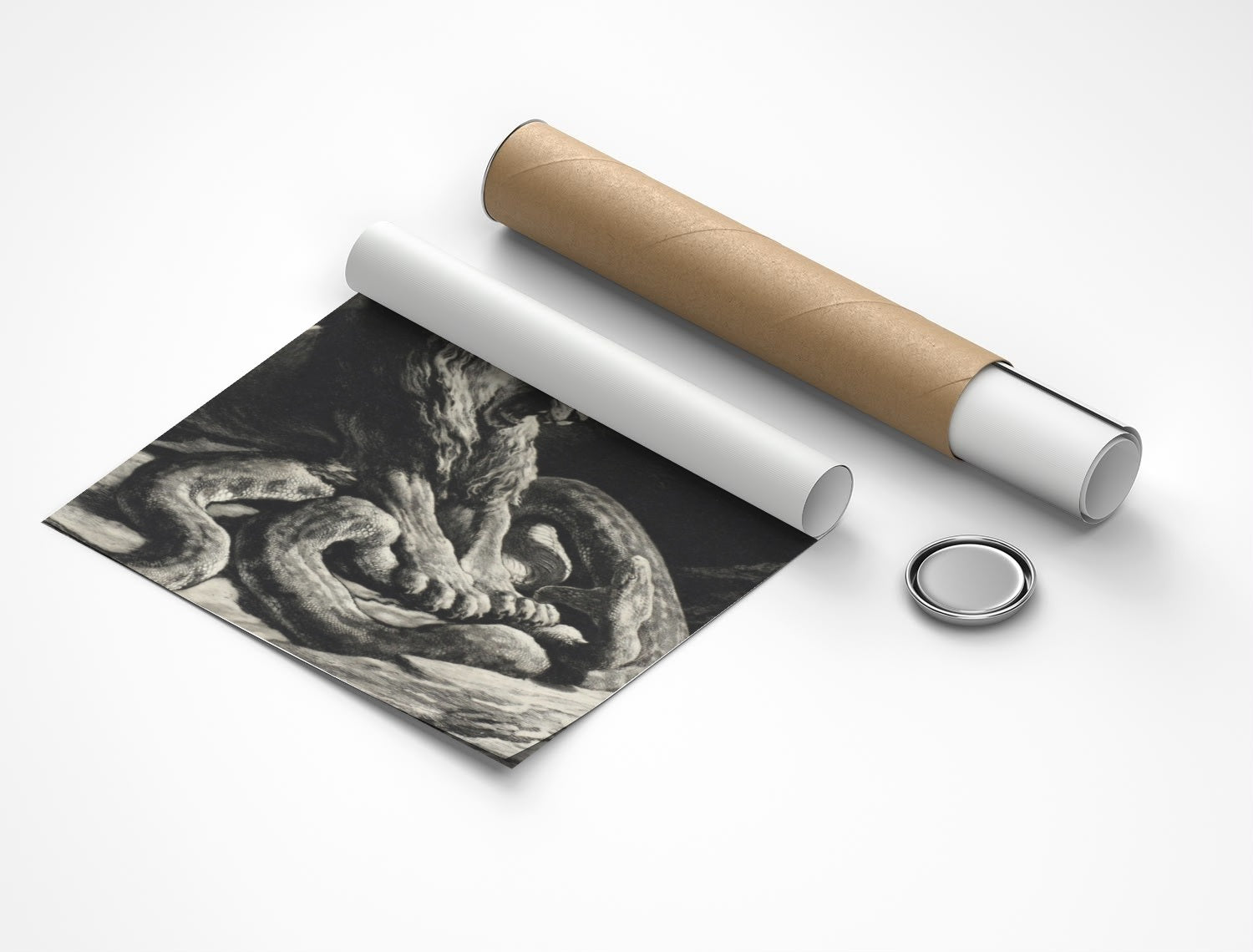 Rolled poster