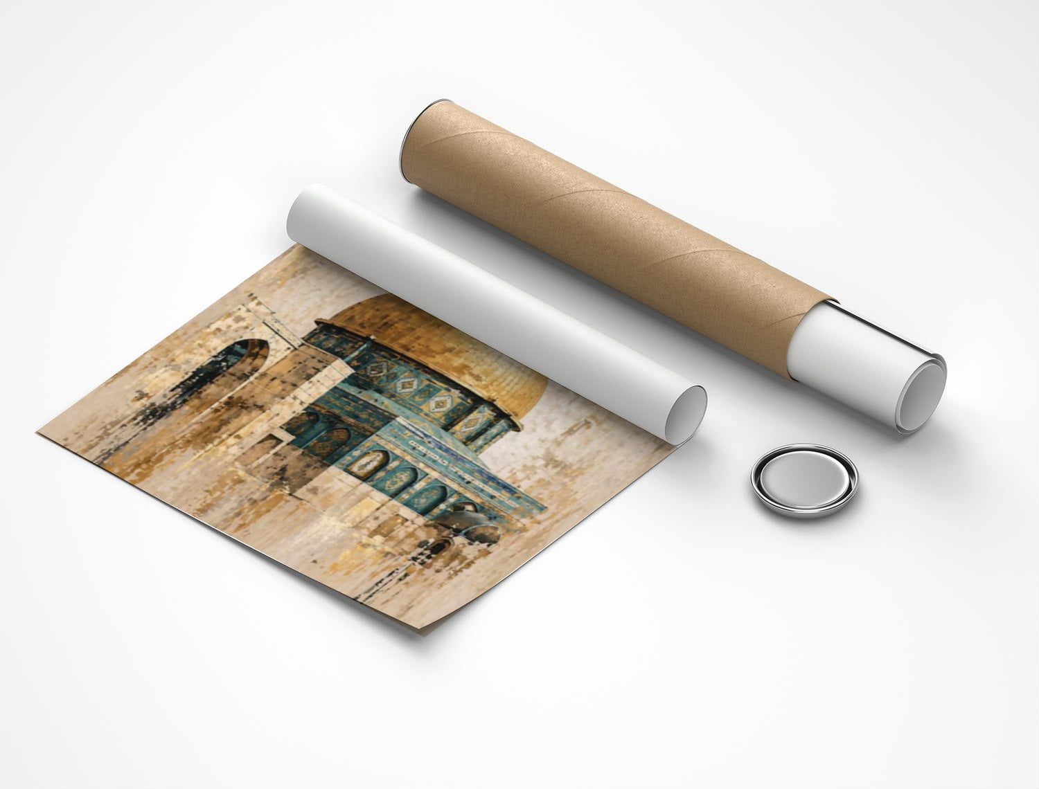 Rolled poster