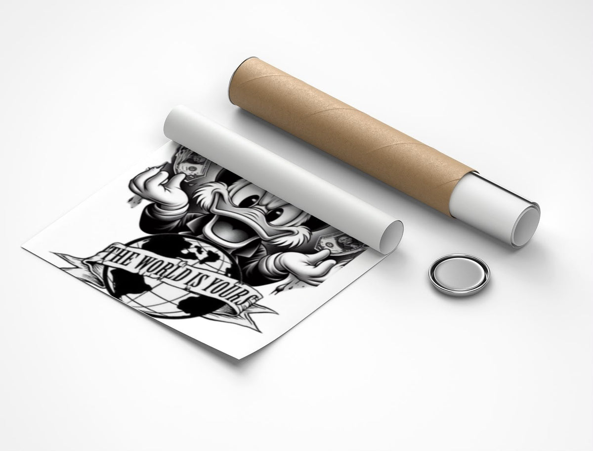 Rolled poster