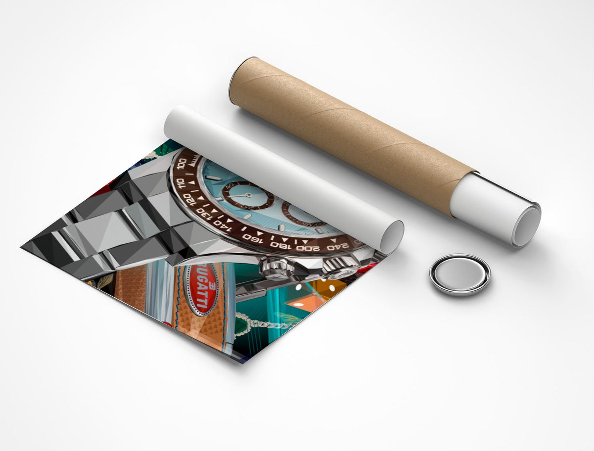 Rolled poster