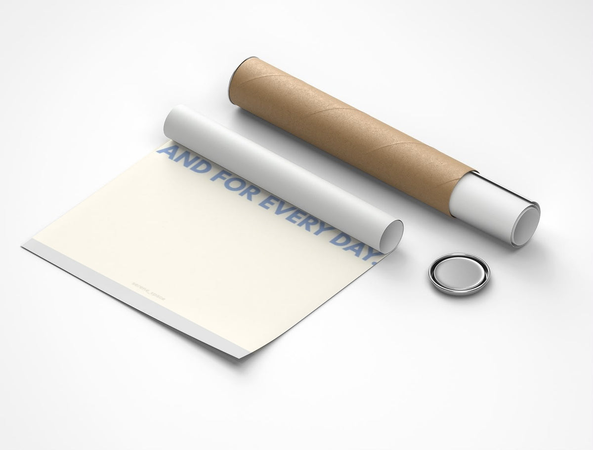 Rolled poster