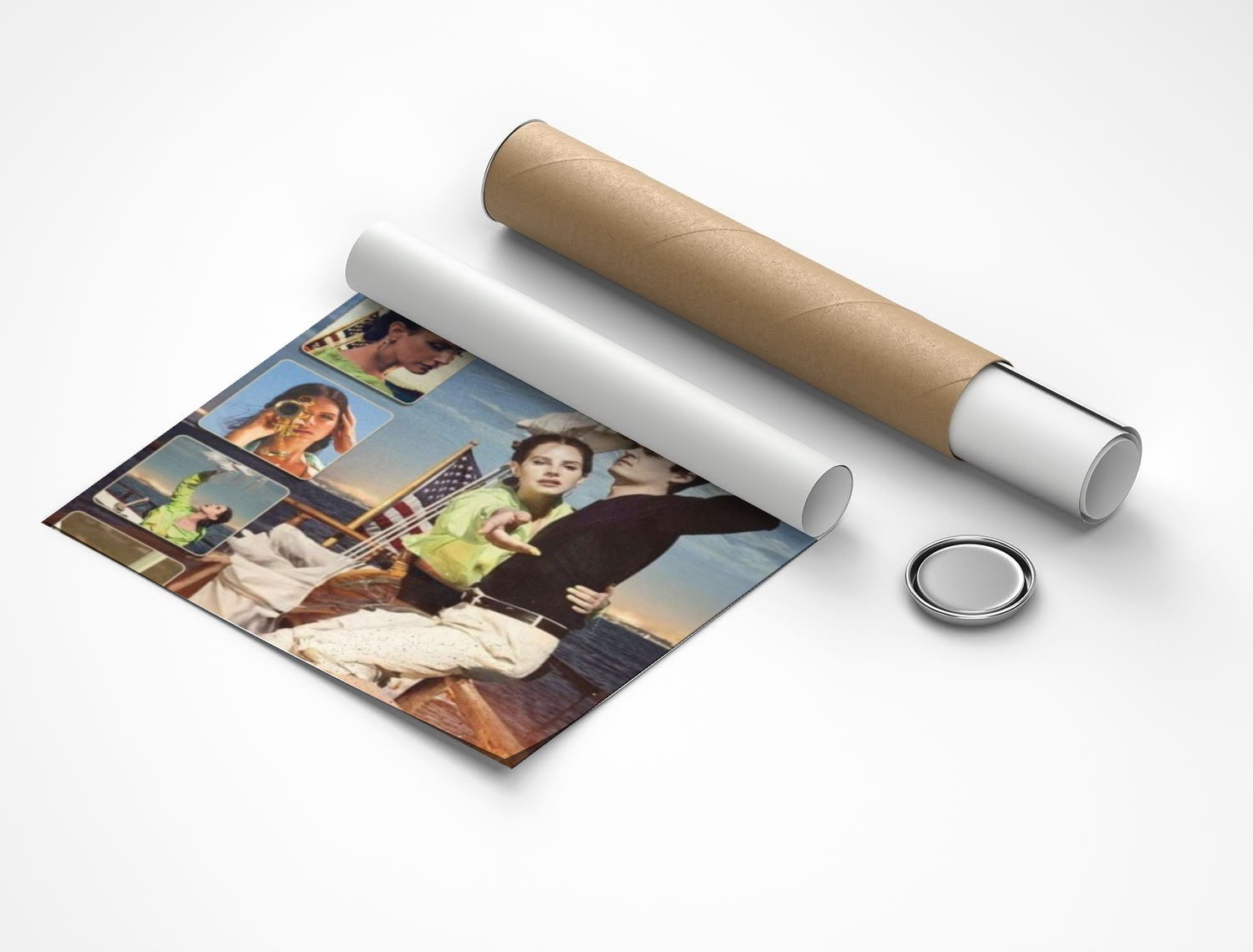 Rolled poster