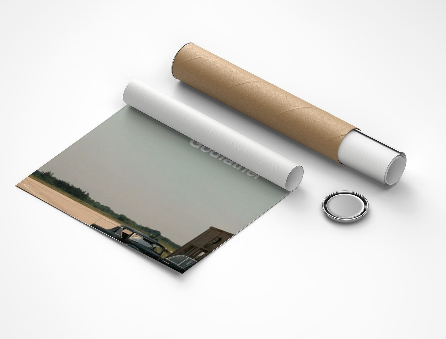 Rolled poster