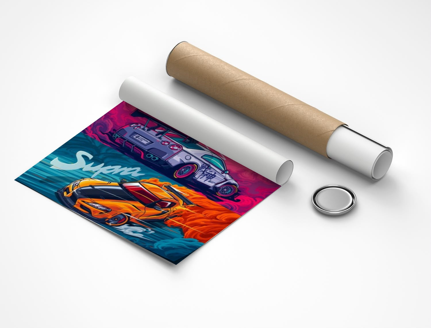 Rolled poster