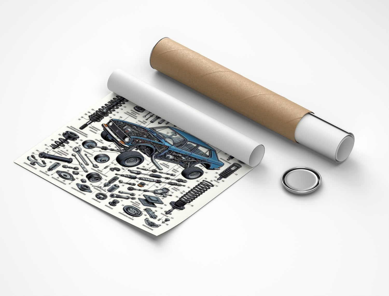 Rolled poster