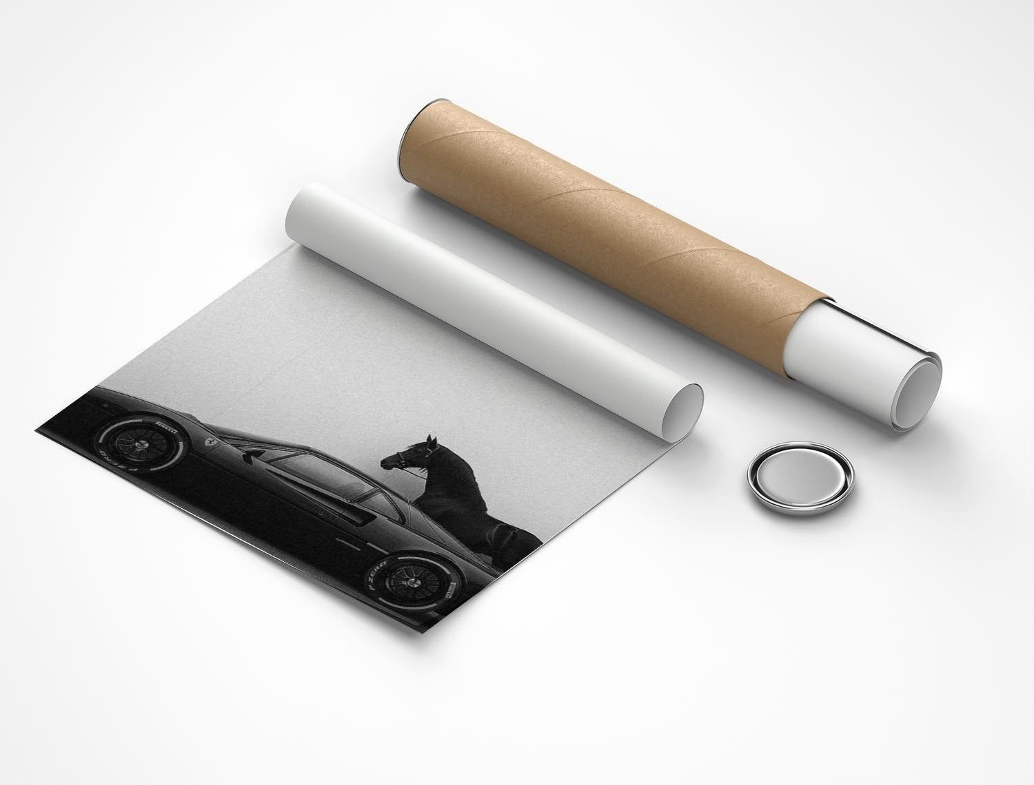 Rolled poster