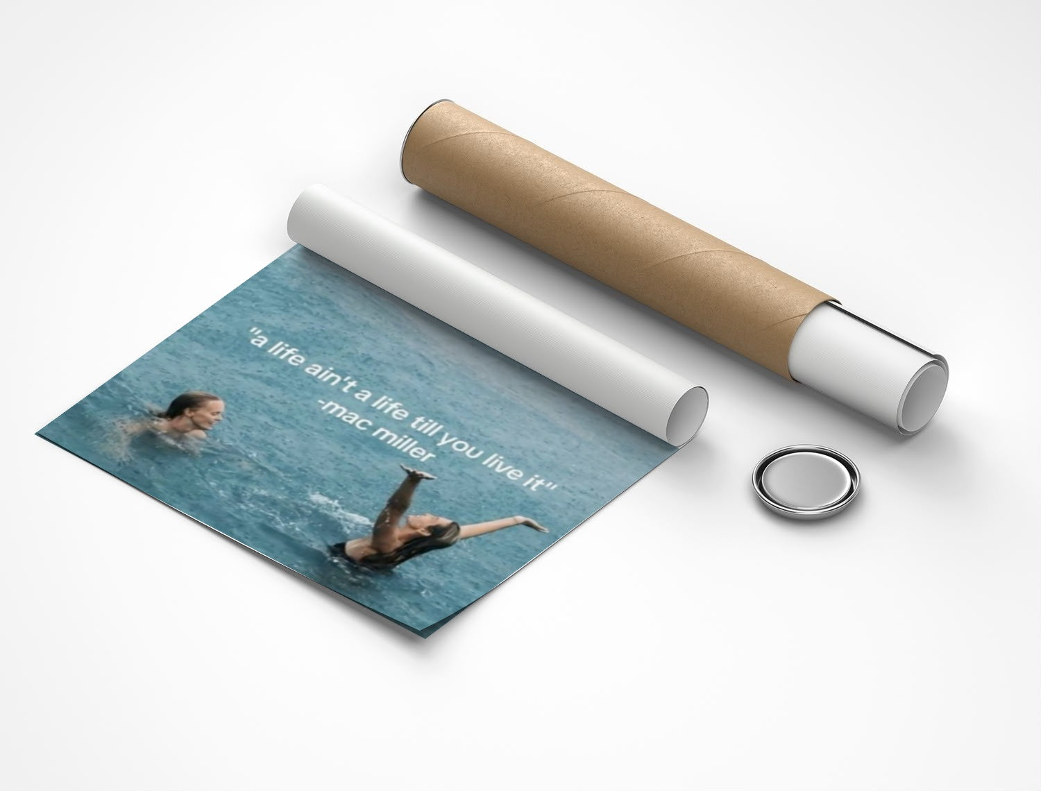 Rolled poster