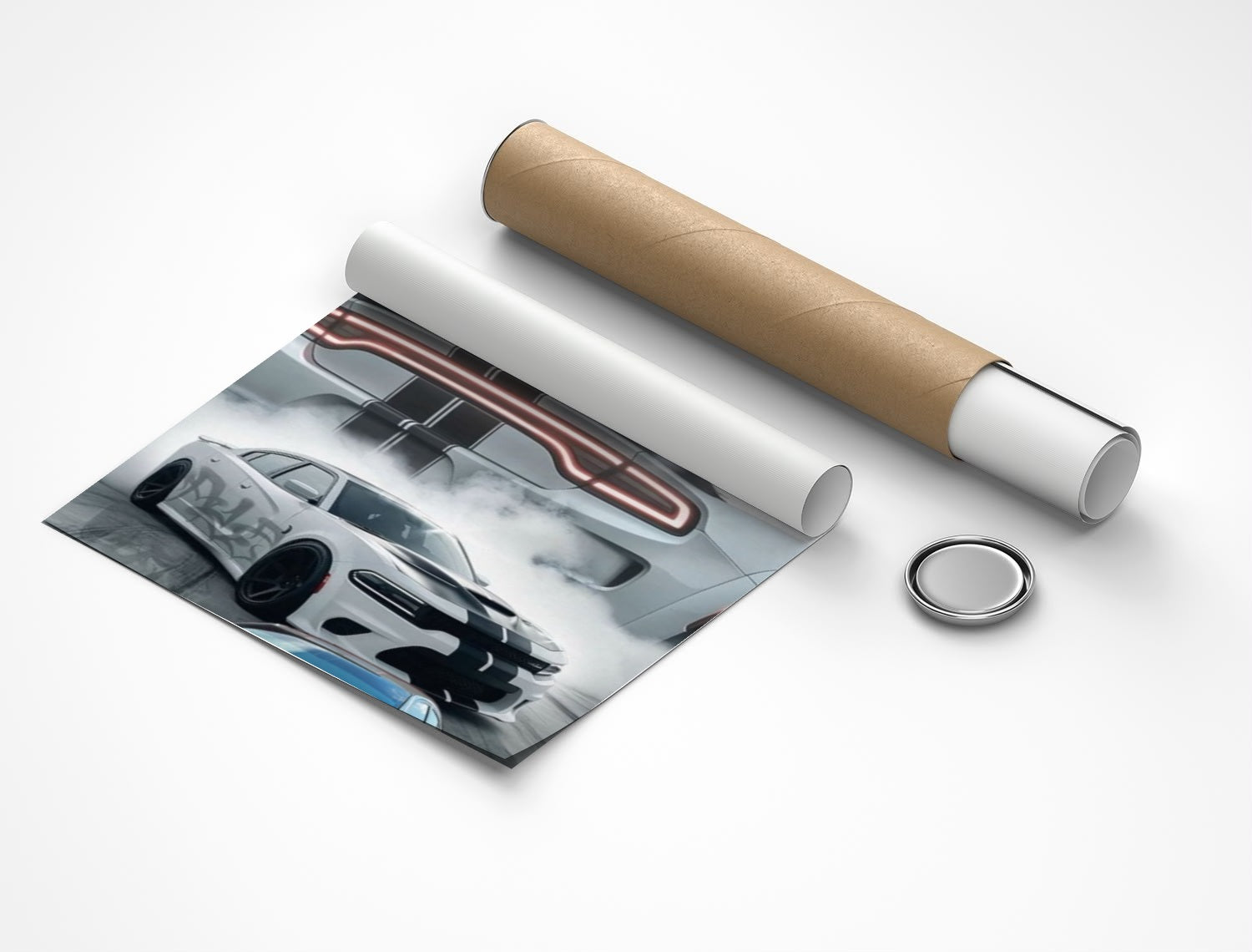Rolled poster