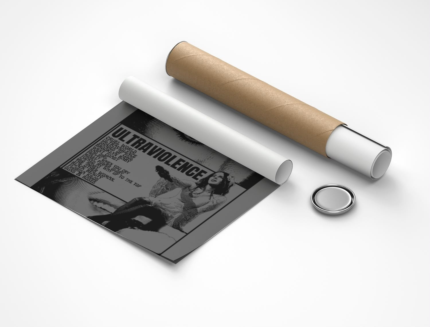 Rolled poster