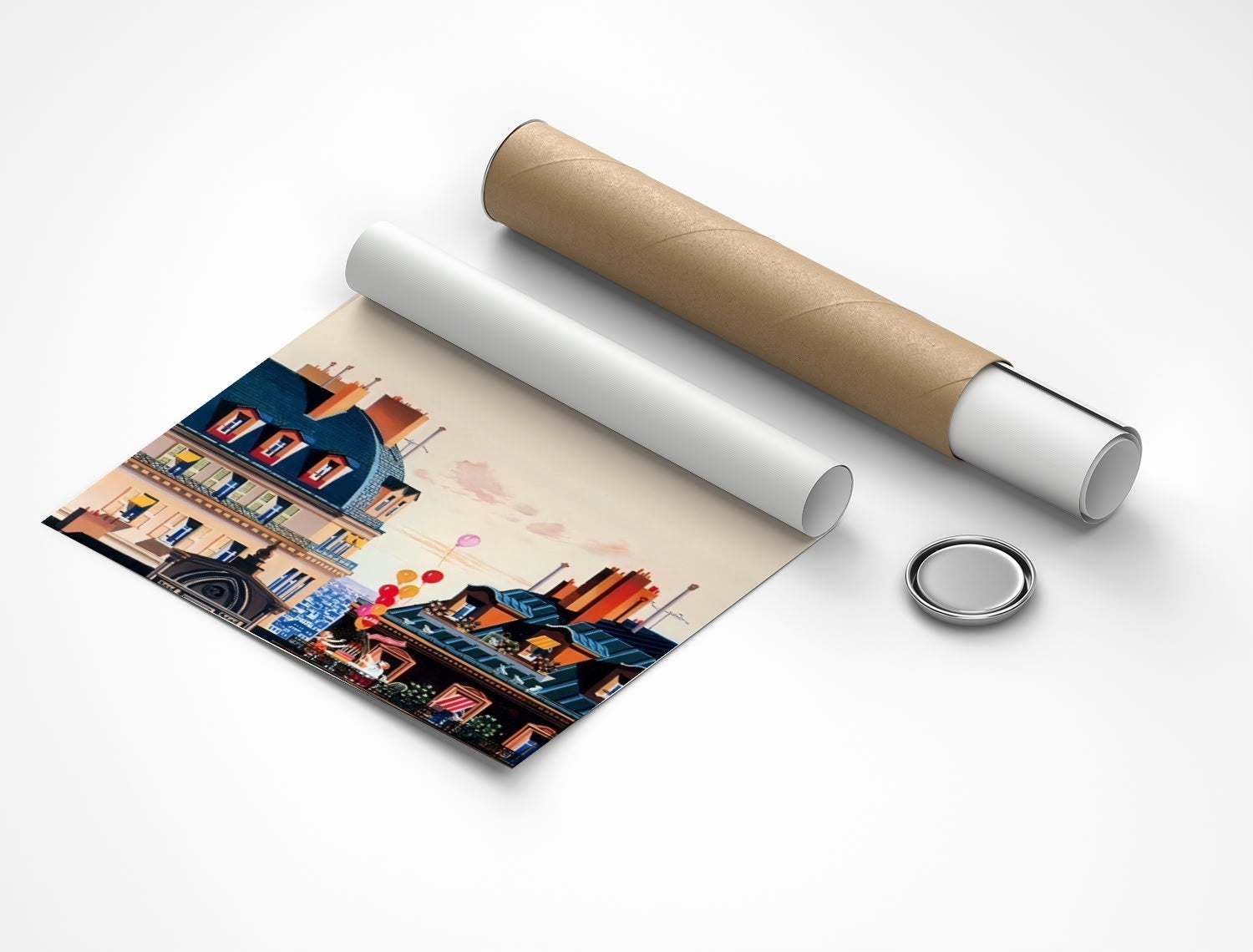 Rolled poster