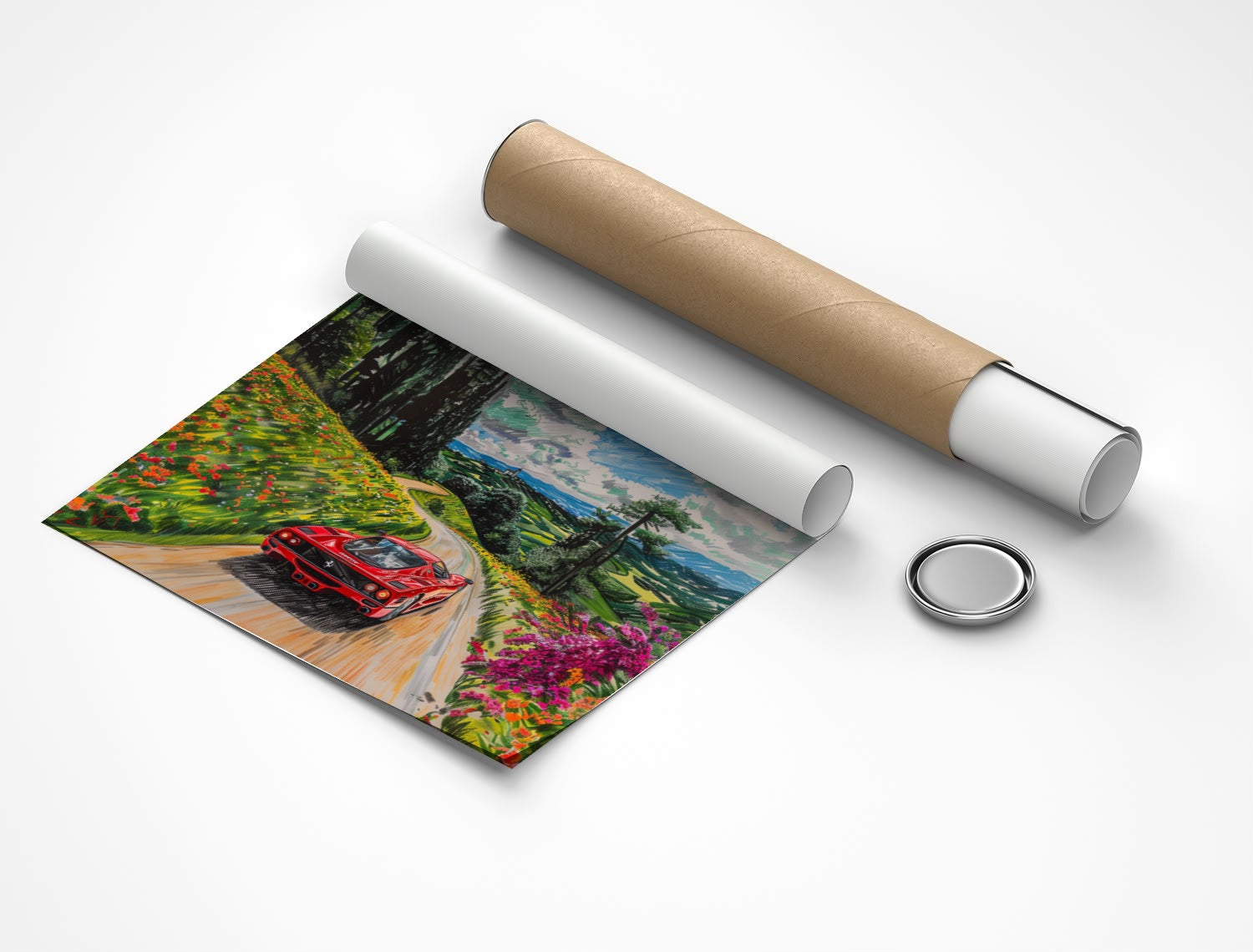 Rolled poster
