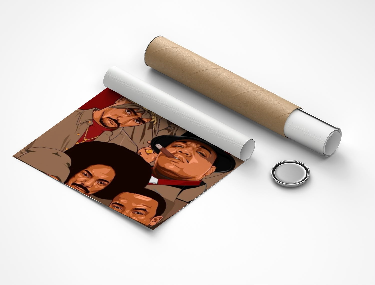 Rolled poster