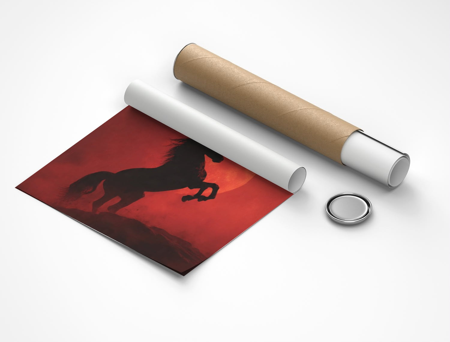 Rolled poster