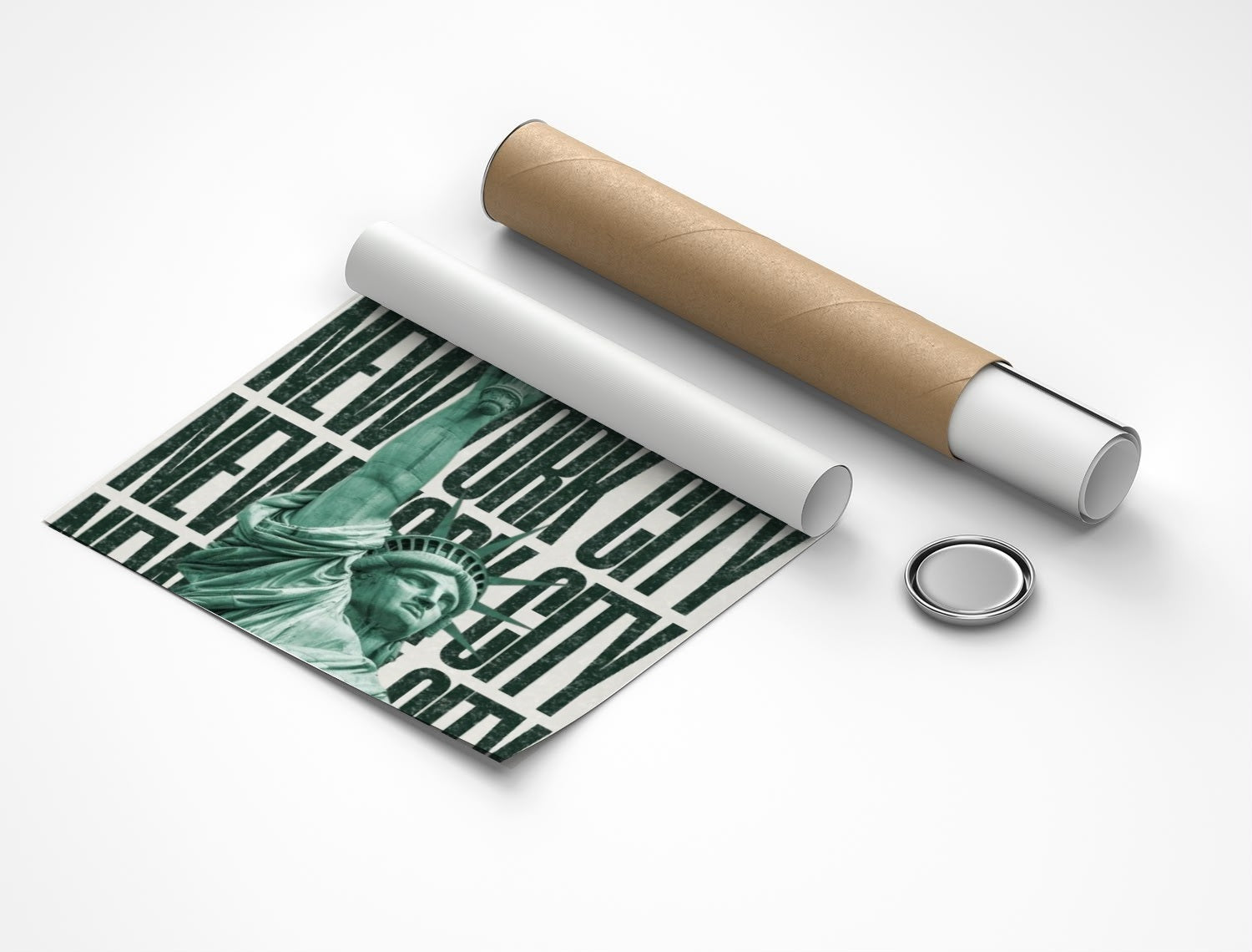 Rolled poster