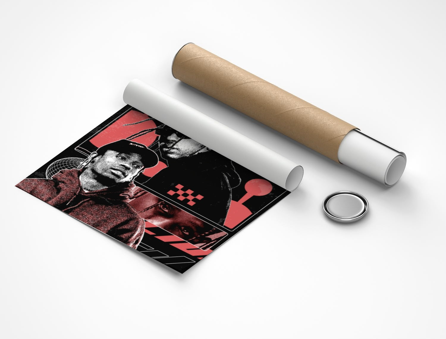 Rolled poster