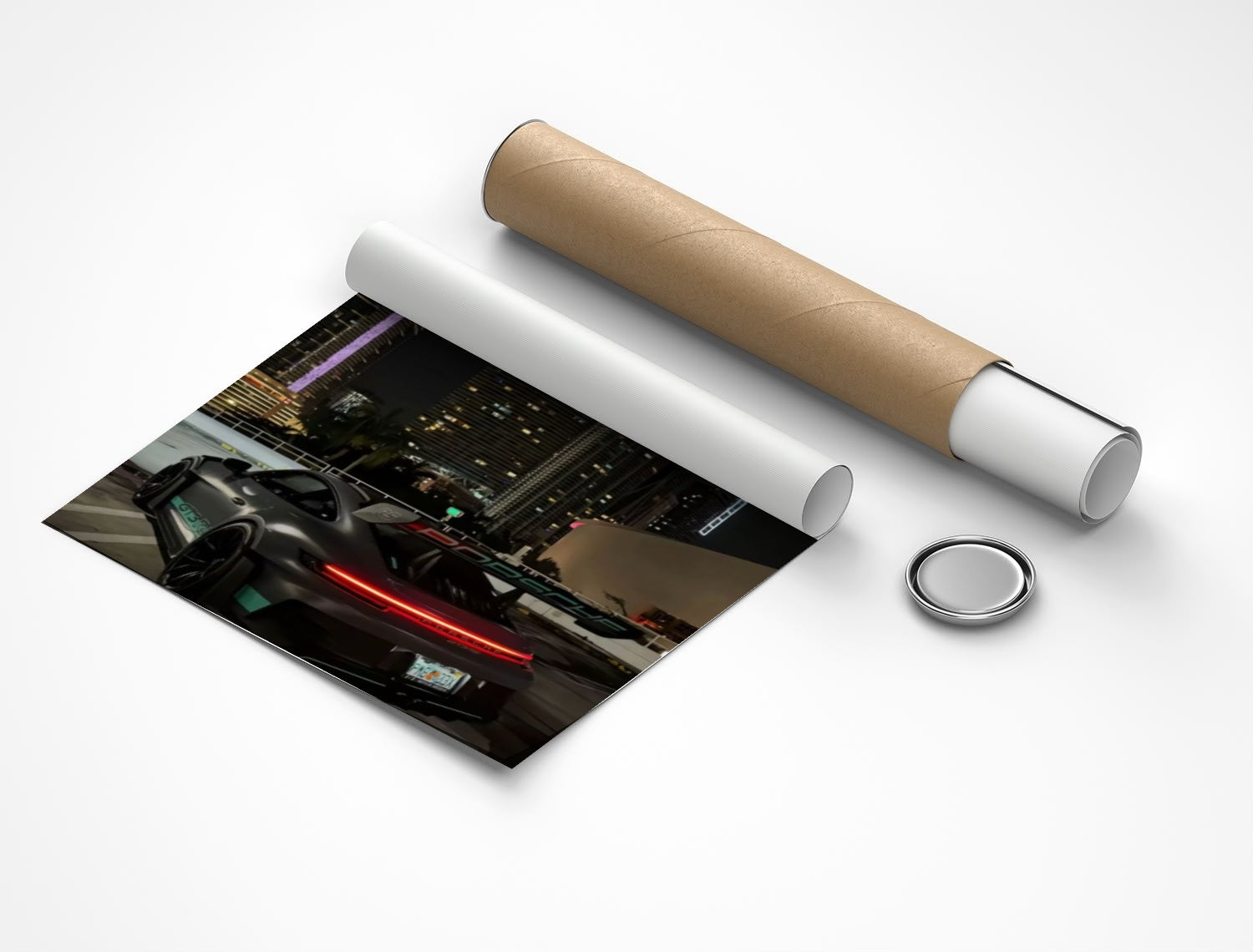 Rolled poster