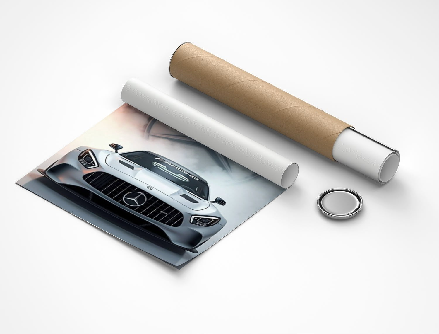 Rolled poster