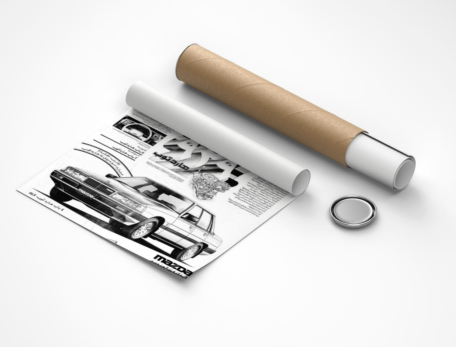 Rolled poster