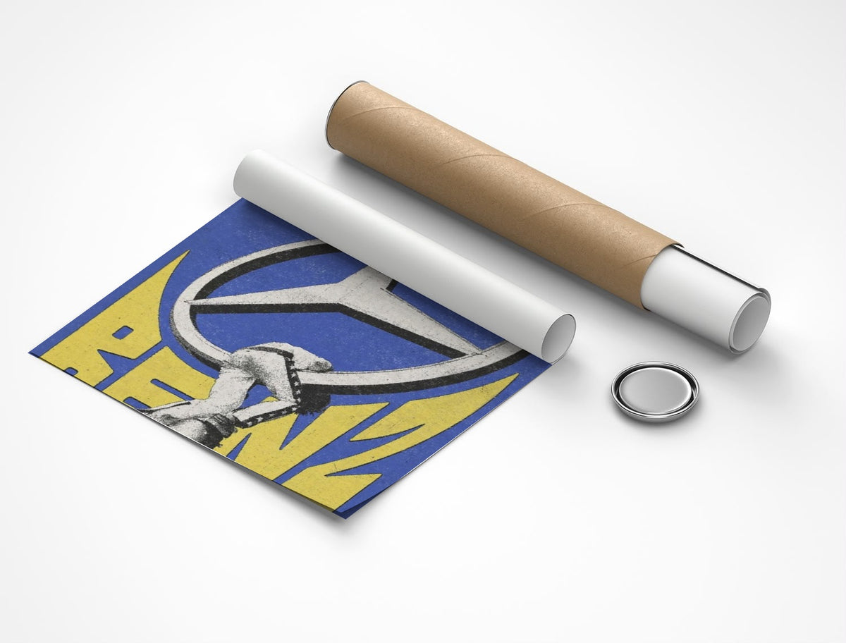 Rolled poster