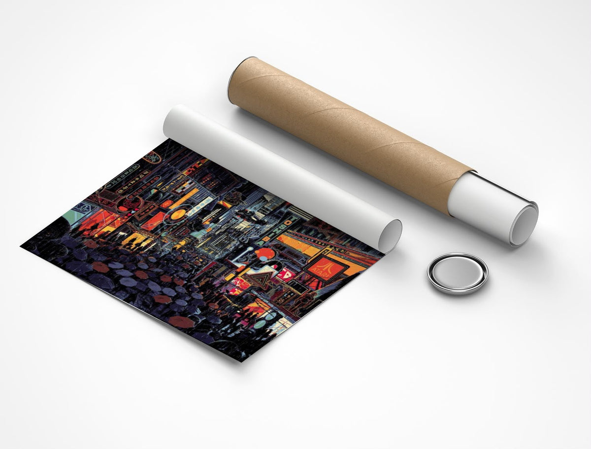 Rolled poster