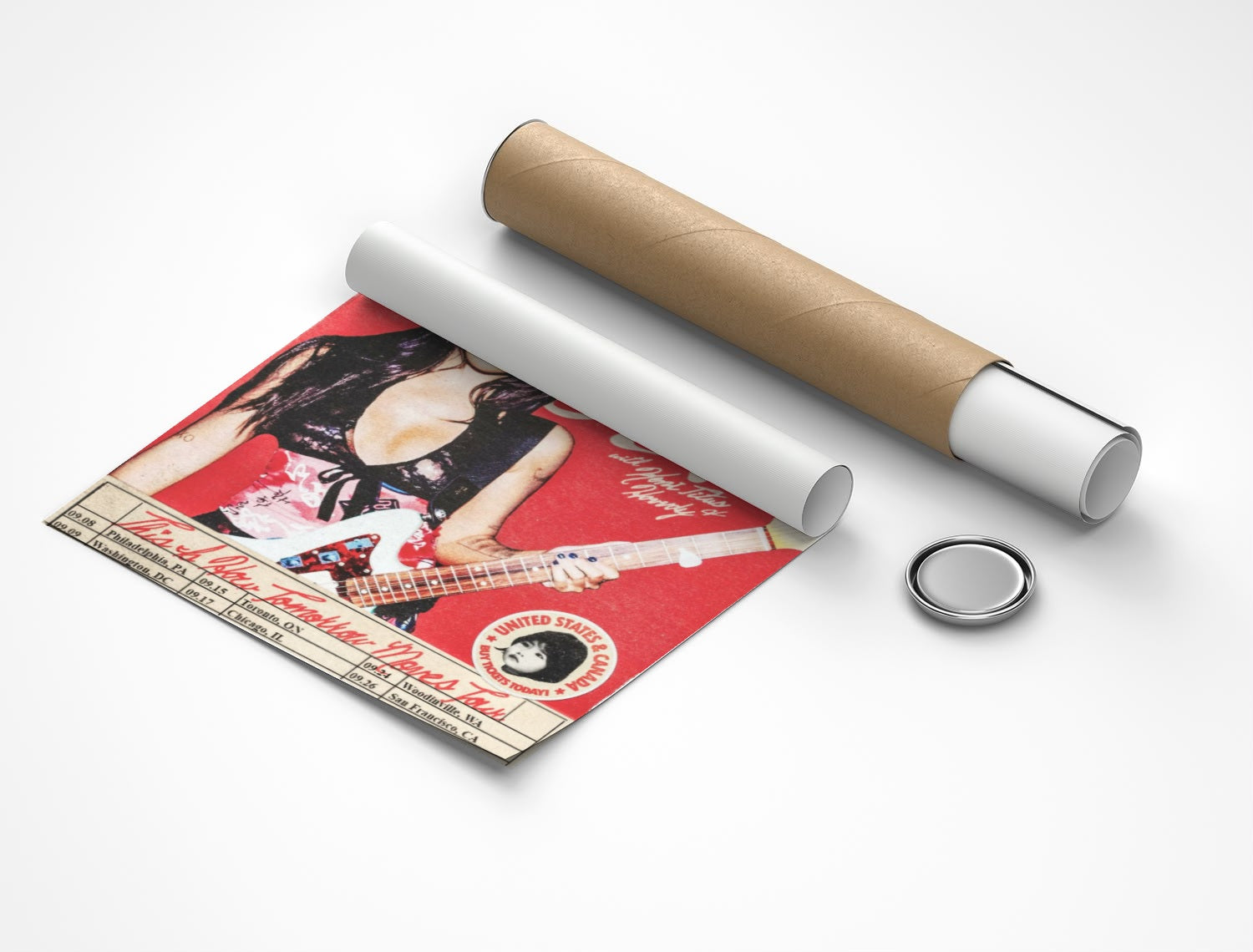 Rolled poster