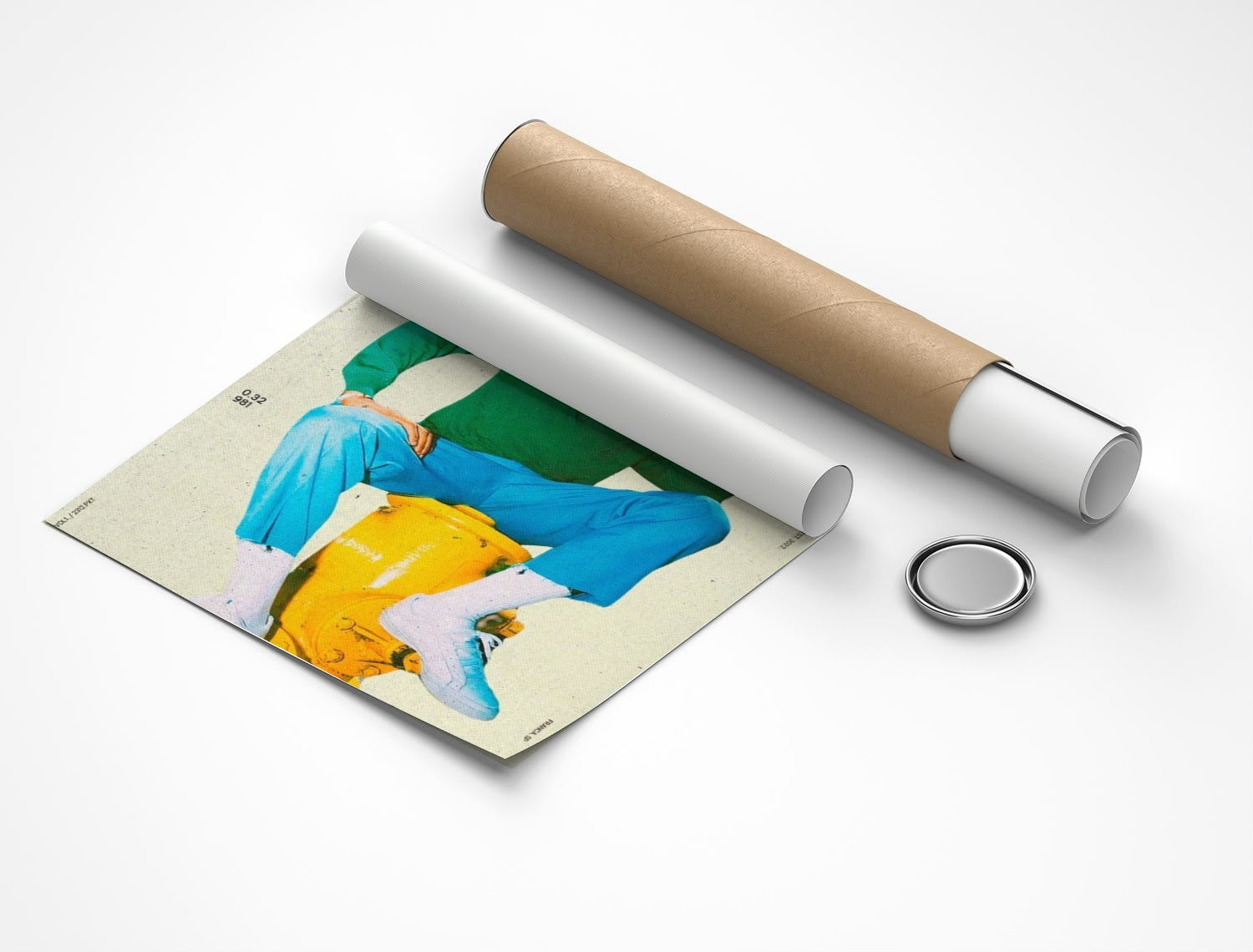 Rolled poster
