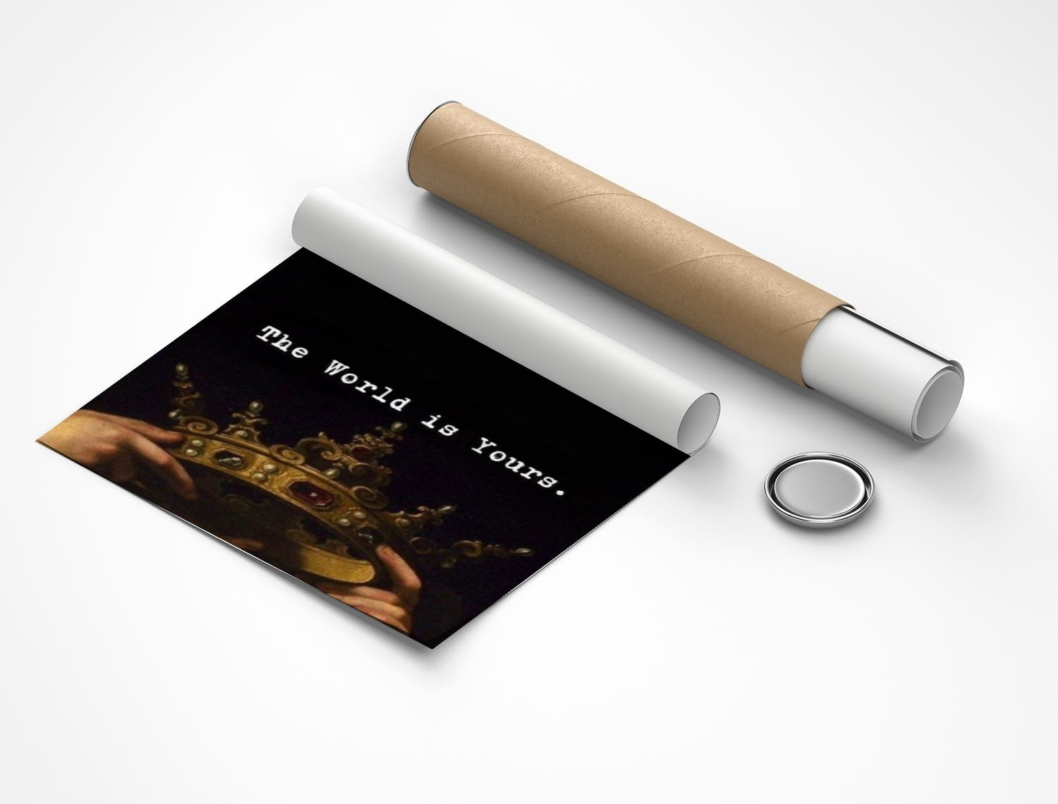 Rolled poster