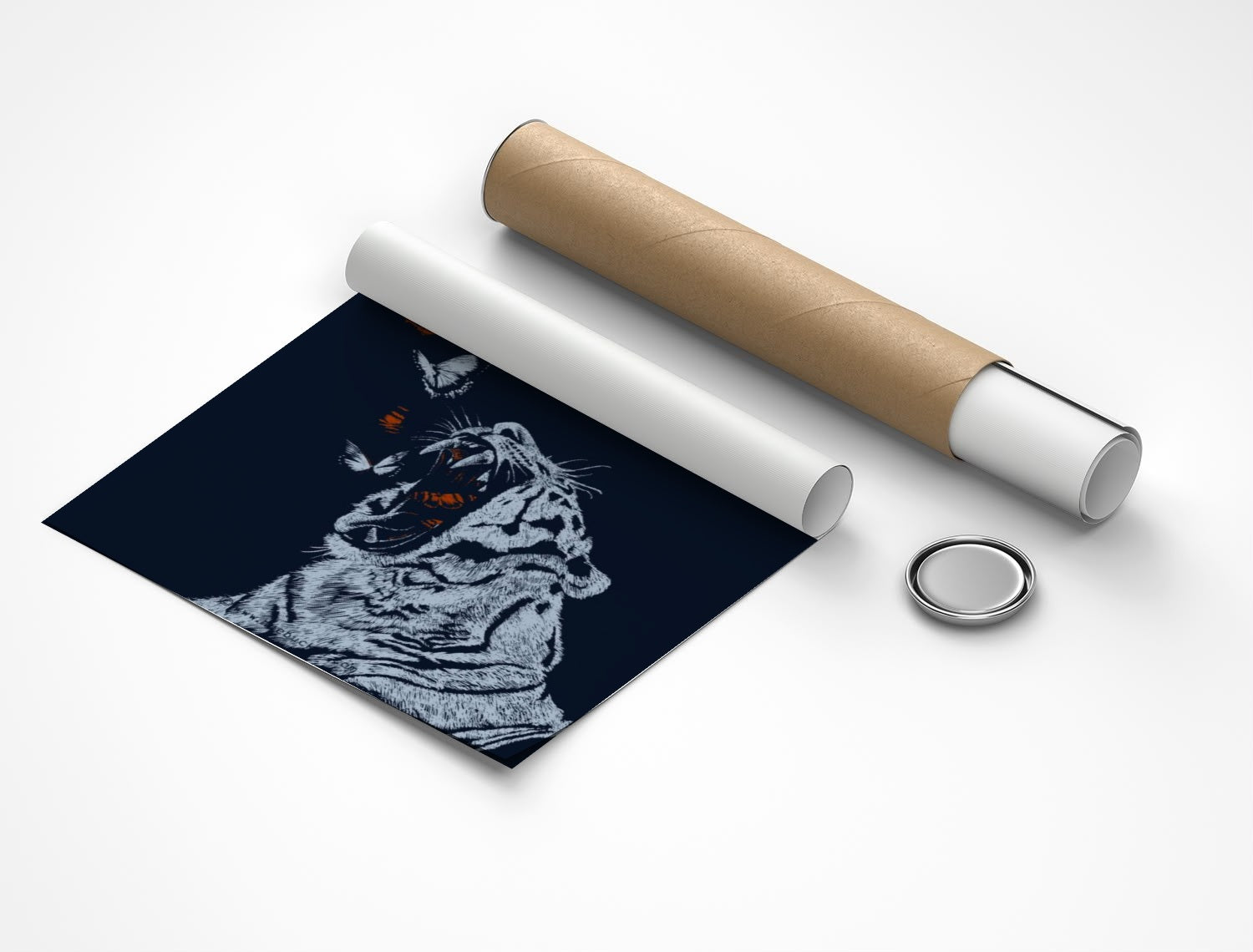 Rolled poster