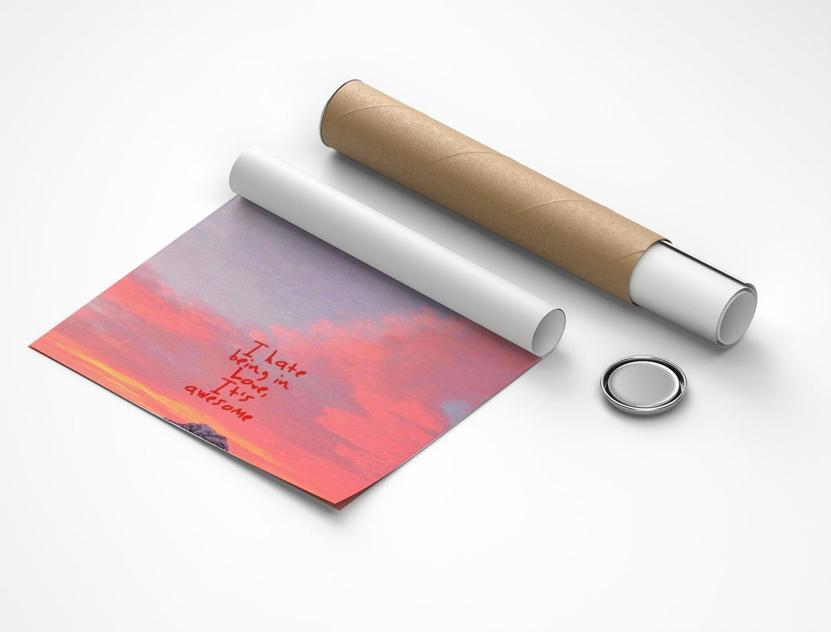 Rolled poster