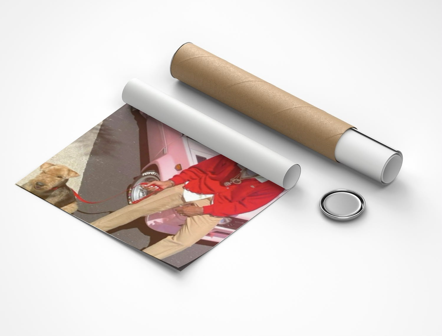 Rolled poster