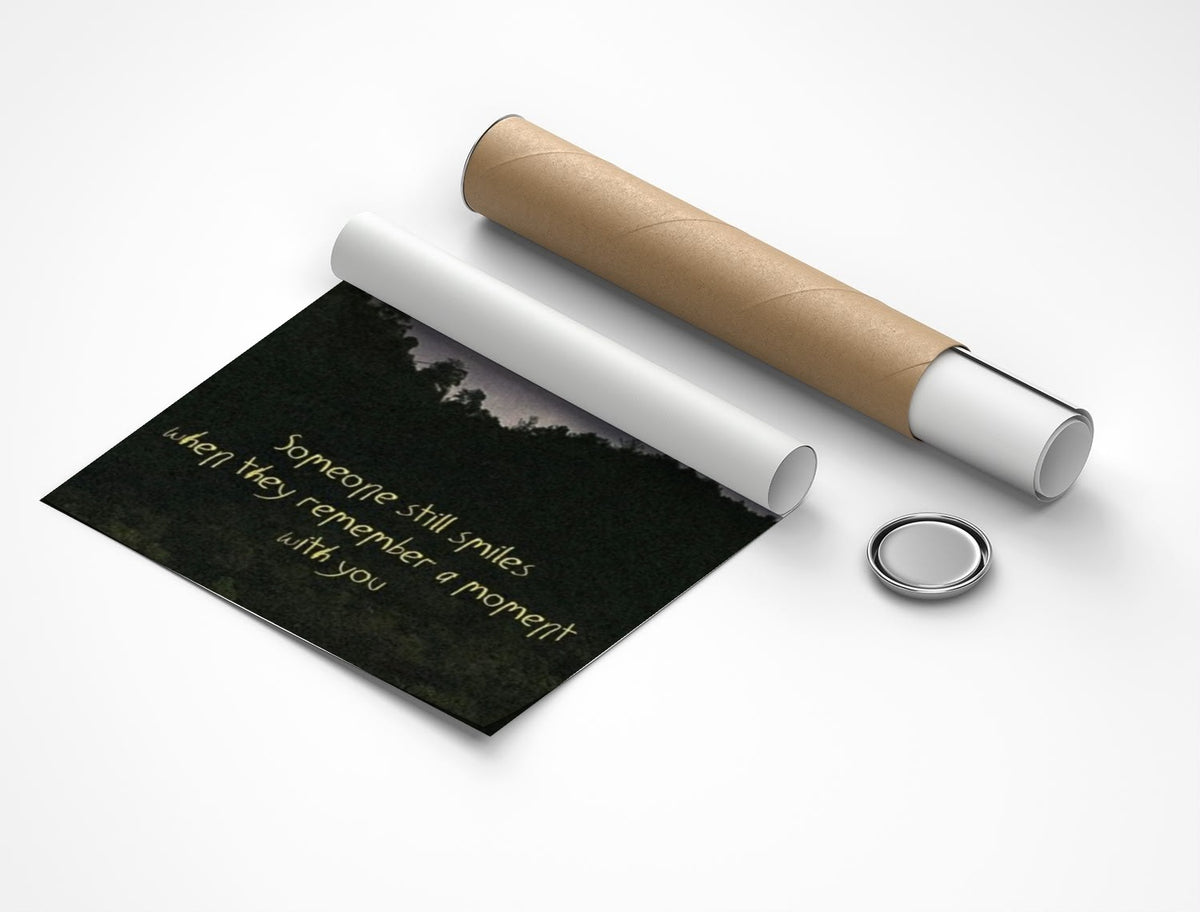 Rolled poster