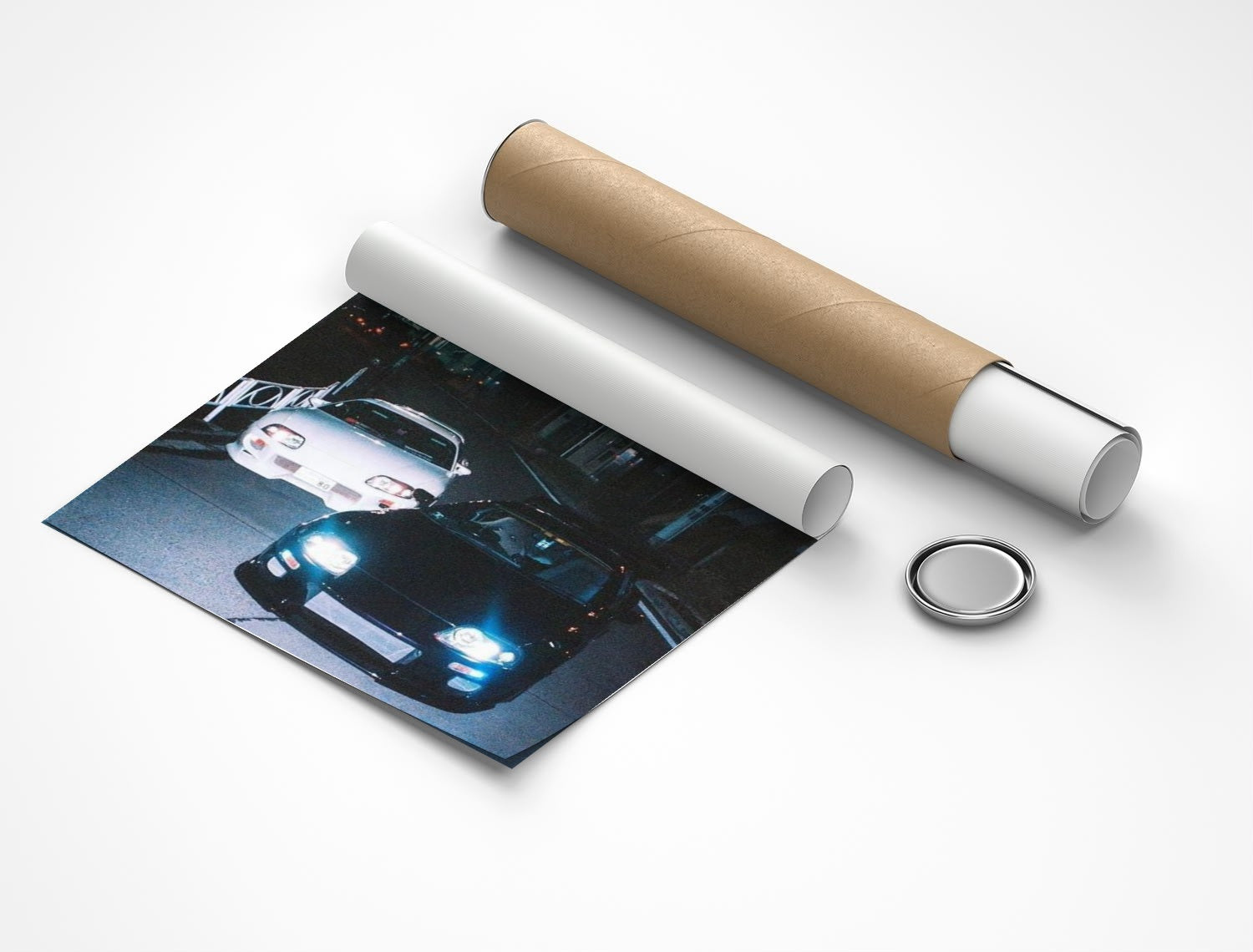 Rolled poster