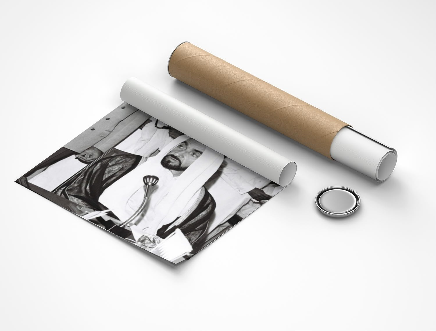 Rolled poster