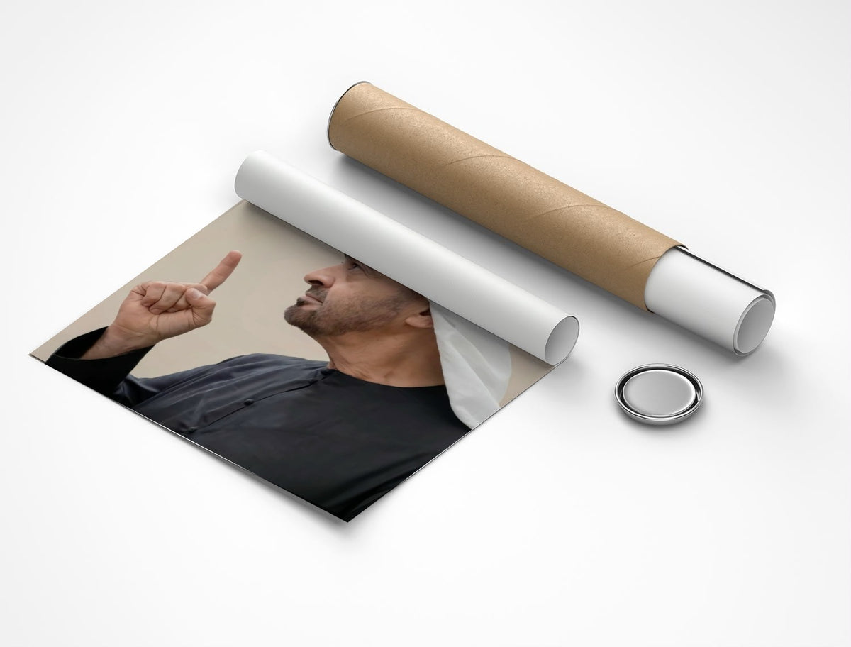 Rolled poster