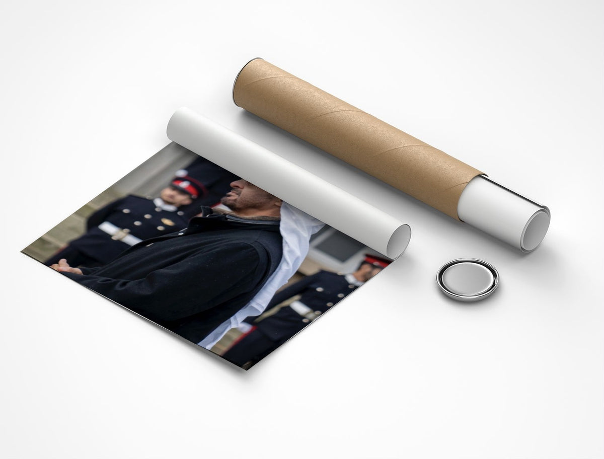 Rolled poster