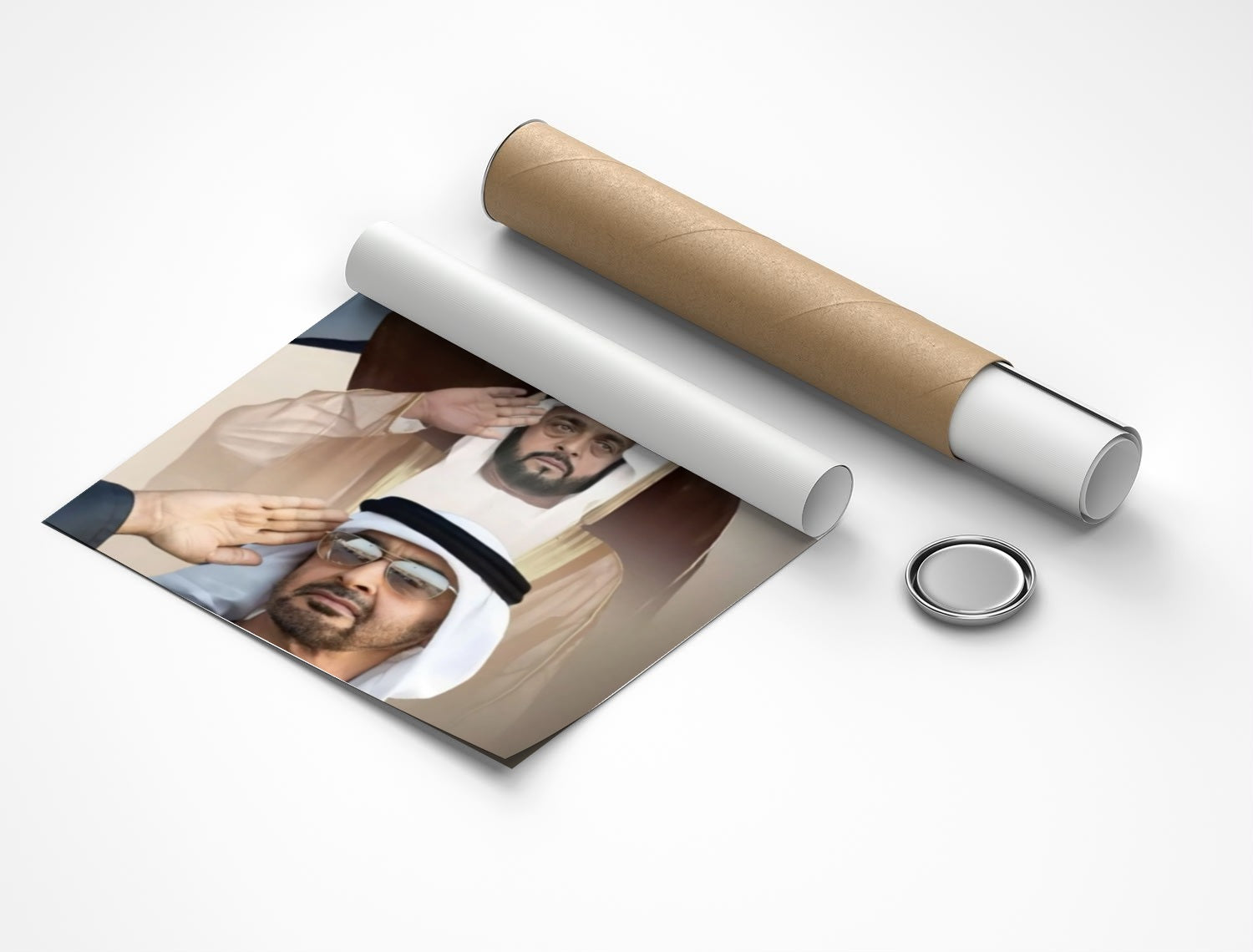 Rolled poster