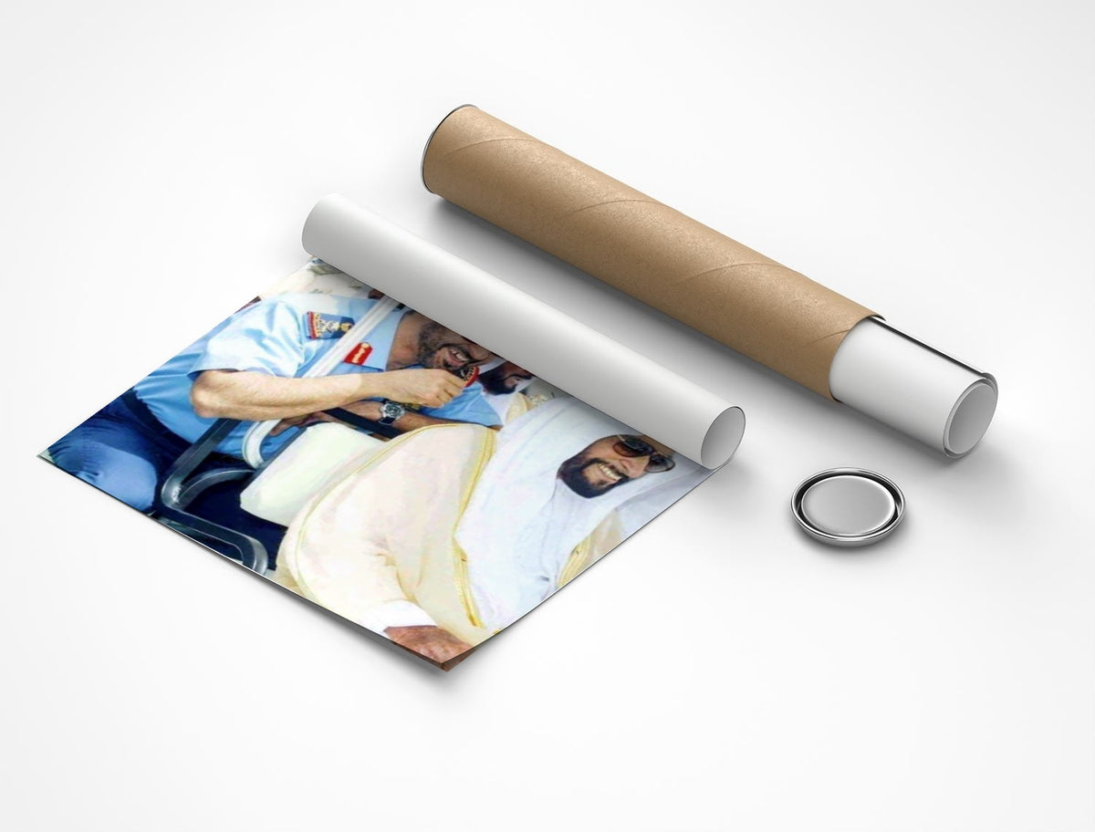 Rolled poster