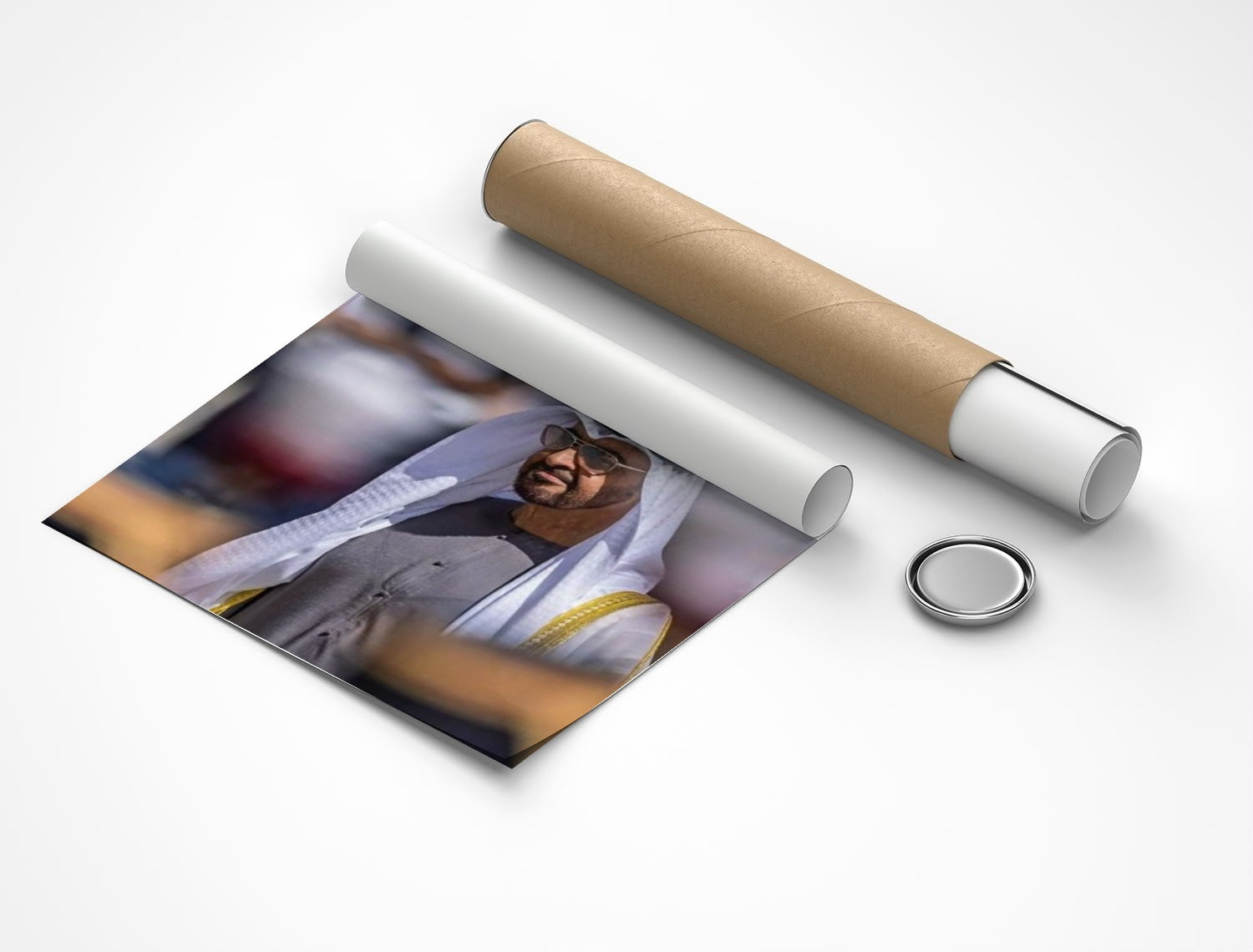 Rolled poster
