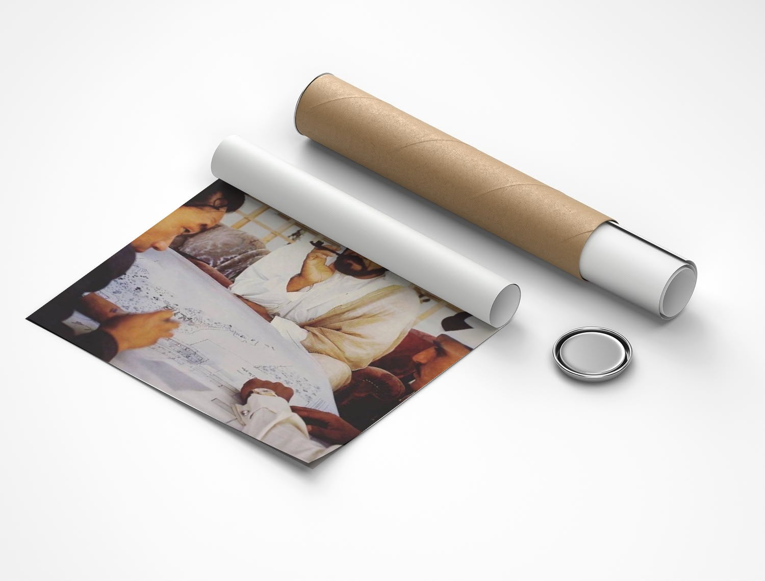 Rolled poster